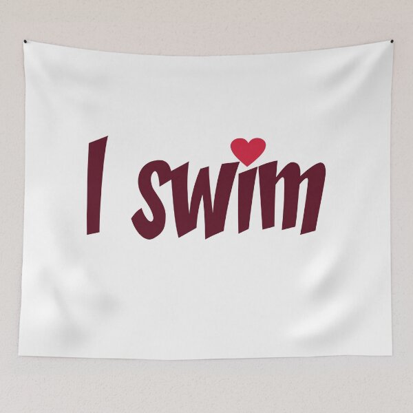 Artikelvorschau, I swim entworfen und verkauft von Vectorqueen.