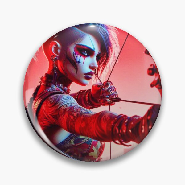 Item preview, "Crimson Archer of the Neon City" designed and sold by Ghost Archer Illusions.