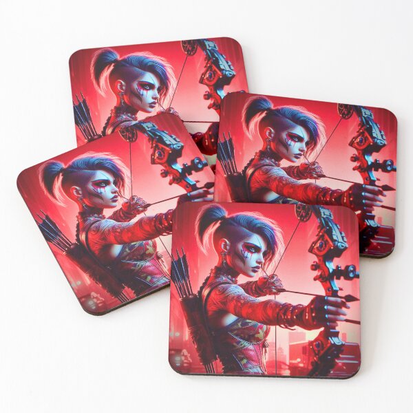 Item preview, "Crimson Archer of the Neon City" designed and sold by Ghost Archer Illusions.