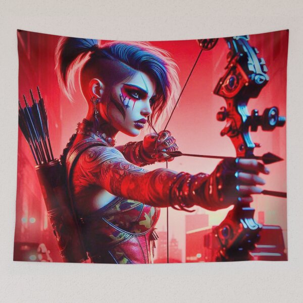 Item preview, "Crimson Archer of the Neon City" designed and sold by Ghost Archer Illusions.