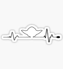 Yoda heartbeats. Sticker