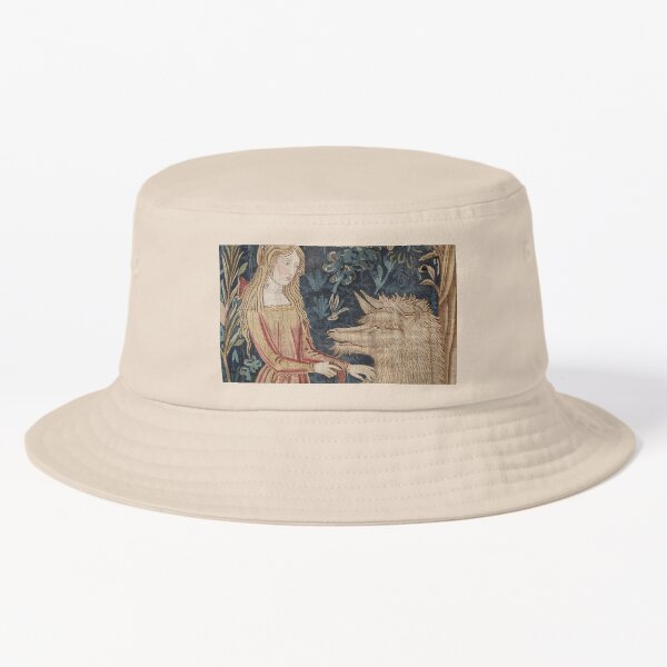 Vista previa del artículo con la obra «Arte de tapiz medieval Doncella y Quimera», diseñado y vendido por Vintage Designs +.