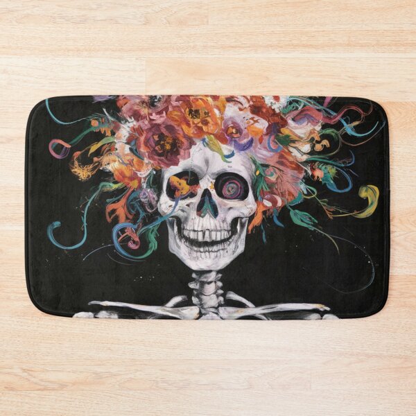 Item preview, Skeleton Flower Head designed and sold by whitecat23.