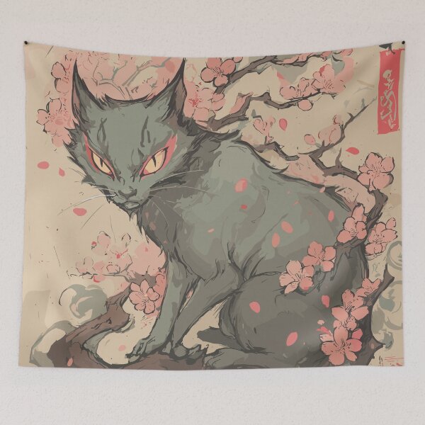 Item preview, Japanese Folklore Nekomata designed and sold by bapupa.