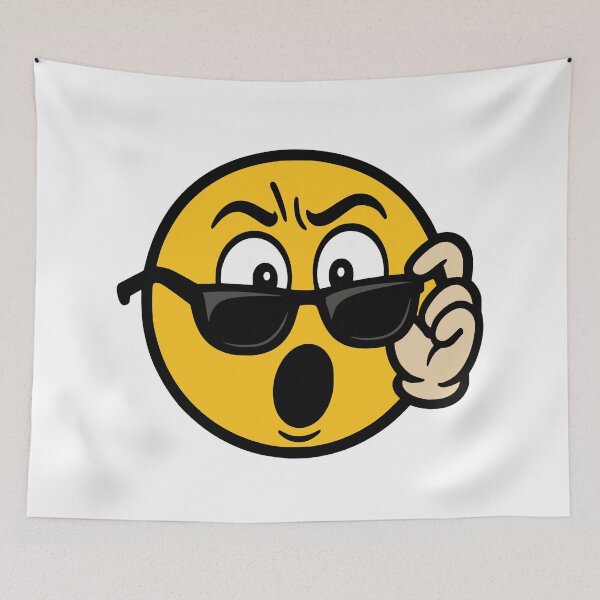 Item preview, Cool Surprised Emoji with Sunglasses – Shocked Face Meme designed and sold by Infinitee8hirts.