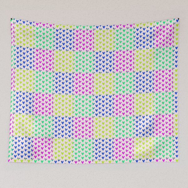 Item preview, Pop Art Heart Pattern – Colorful and Loud (Version 2) designed and sold by Vision Illustrated.
