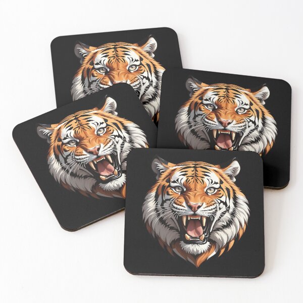 Item preview, Tiger roaring in fury designed and sold by Danh Style.