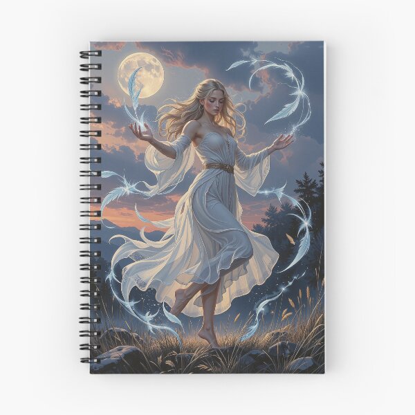 Item preview, Bailarina iluminada por la luna — Espíritu de las plumas del cielo designed and sold by DiceWay.
