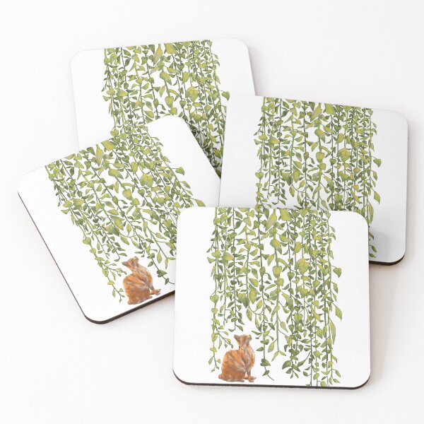 Item preview, Cat Mango and Plants designed and sold by MaddieJoint.