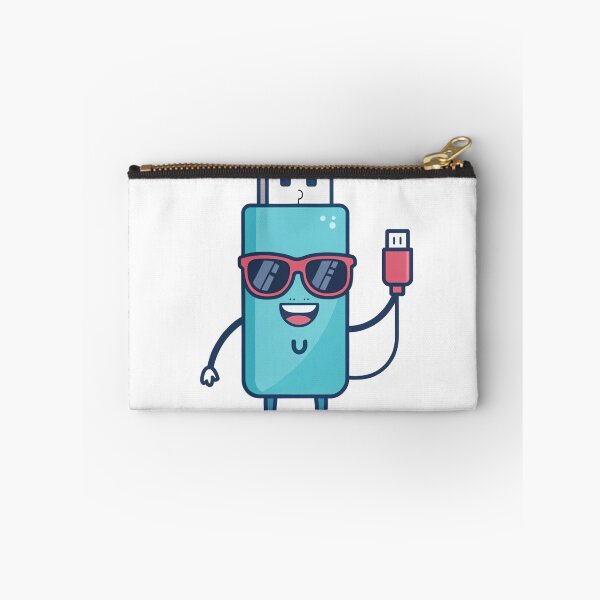 Item preview, cartoon, hand draw, out line, vector, icon, concept, happy, funny, face, wear sunglasses, character, flash disk designed and sold by NAVAL00.