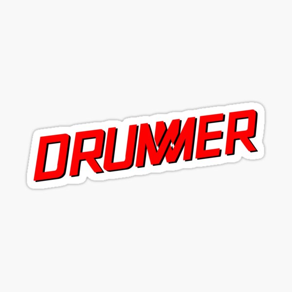 DRUMMER Logo Sticker