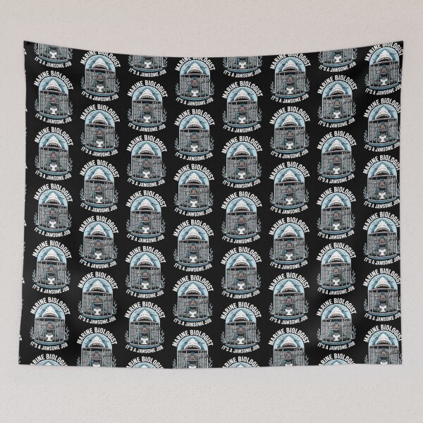 Item preview, Marine Biologist Funny Shark Cage Diving designed and sold by Betsytiptoe.