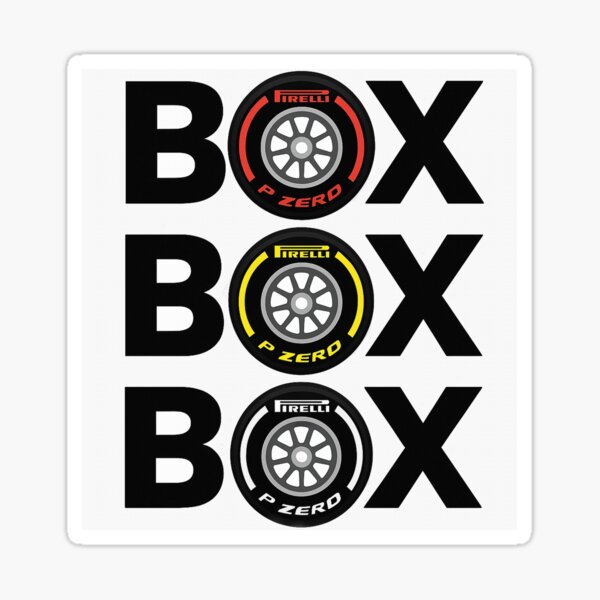 Item preview, F1 Tire Illustration "Box Box Box" Classic T-Shirt designed and sold by Racing Art Store 2025.
