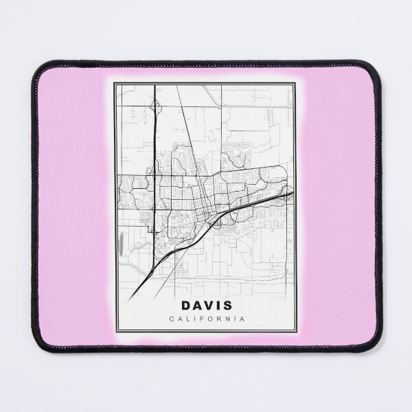 Item preview, Minimalist Davis Map designed and sold by Tamas Das.