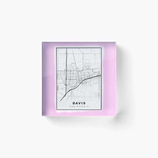 Item preview, Minimalist Davis Map designed and sold by Tamas Das.