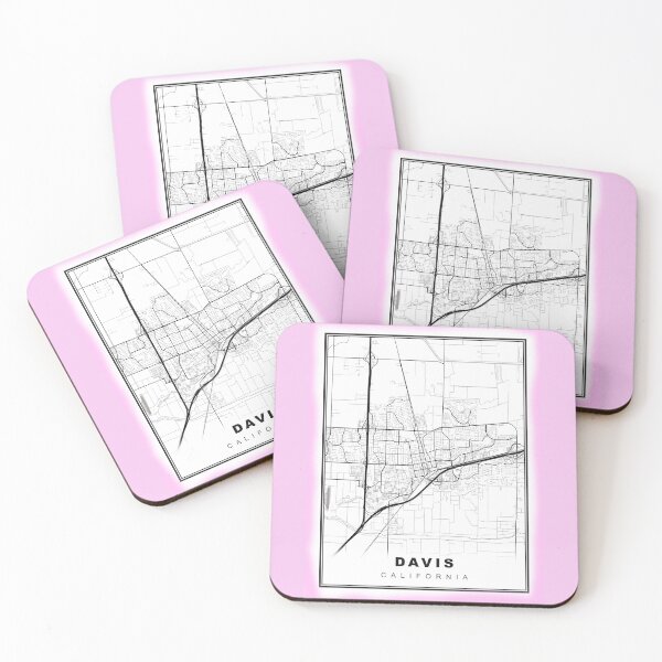 Item preview, Minimalist Davis Map designed and sold by Tamas Das.