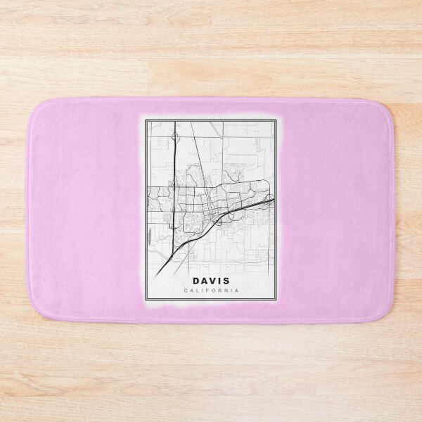 Item preview, Minimalist Davis Map designed and sold by Tamas Das.