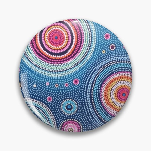 Item preview, Aboriginal Inspired Dot Art - Favorite Floral Garden designed and sold by GrinGalore.