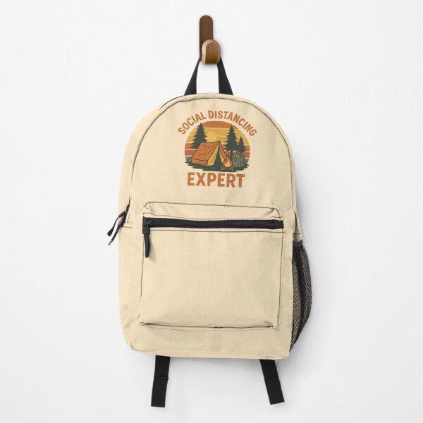 Item preview, Social Distancing Expert – Retro Camping Vibes designed and sold by Bramble99.