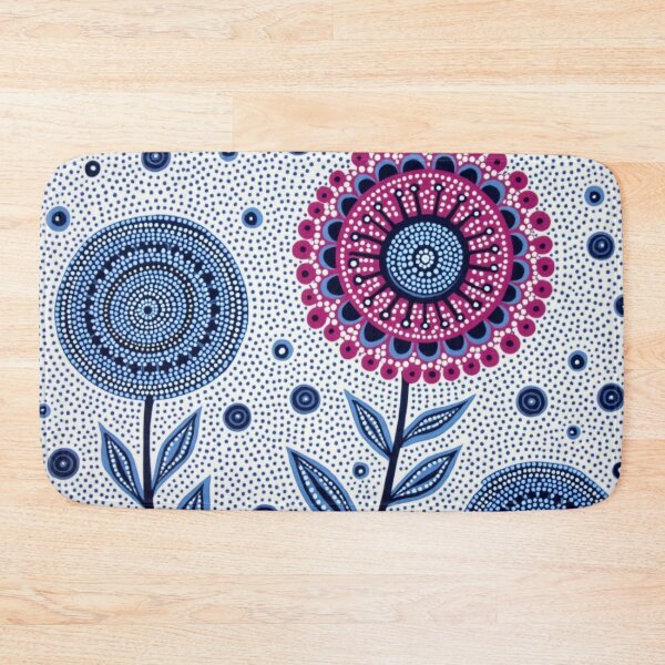Item preview, Aboriginal Inspired Dot Art - Flowerets designed and sold by GrinGalore.