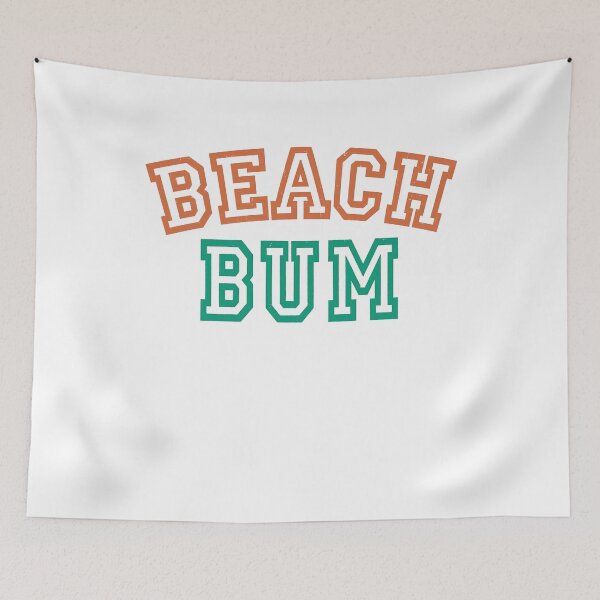Item preview, Beach Bum Retro College Font Shirt designed and sold by XuanhieuBp.