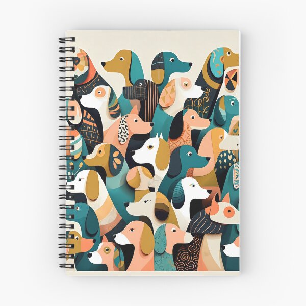 Item preview, Trendy Dogs pattern designed and sold by Vintage Designs +.