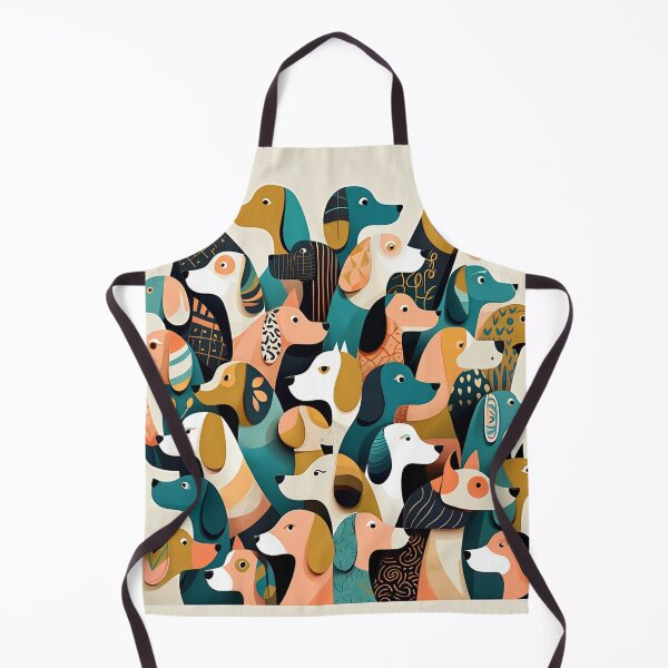 Item preview, Trendy Dogs pattern designed and sold by Vintage Designs +.