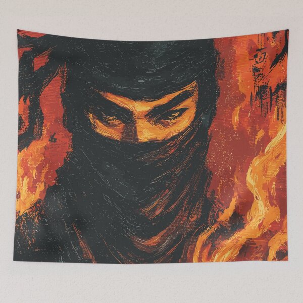 Item preview, Ancient Japanese Ninja designed and sold by bapupa.