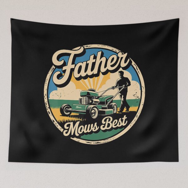Item preview, Father Mows Best Funny Lawn Mowing Dad Joke designed and sold by Arfurneauxt.