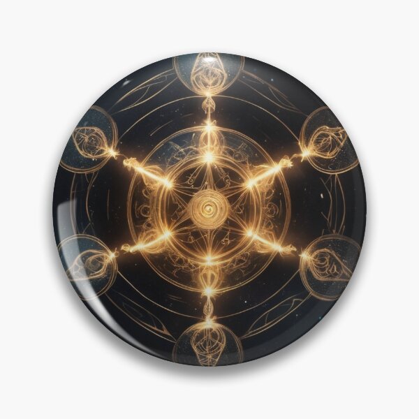 Item preview, Golden Astral Compass# designed and sold by VA Design.