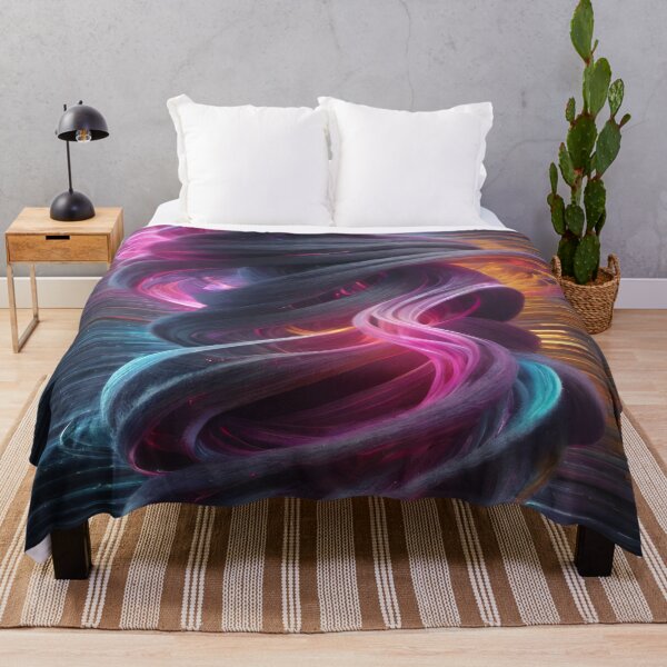 Item preview, Neon Energy Twist - Psychedelic Abstract Motion Art designed and sold by headstock.