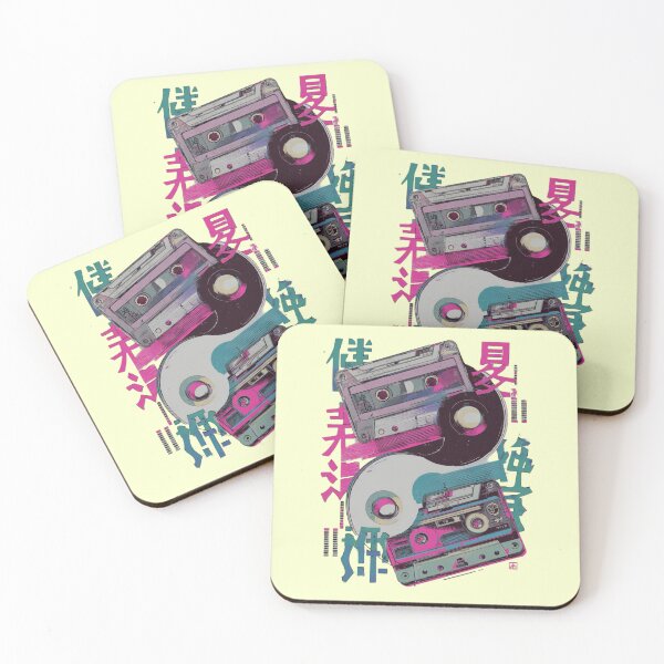 Item preview, Retro Mixtape Yin Yang Art designed and sold by RockFireMerch.