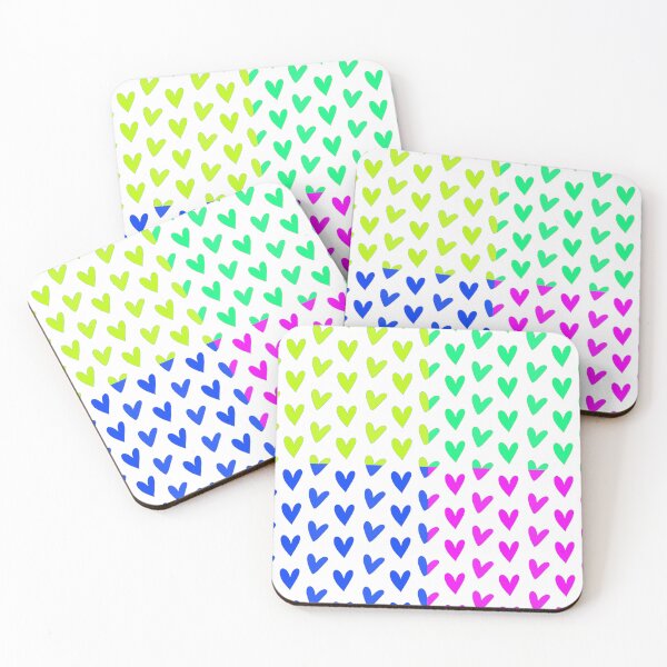 Item preview, Pop Art Heart Pattern – Colorful and Loud (Version 4) designed and sold by Vision Illustrated.