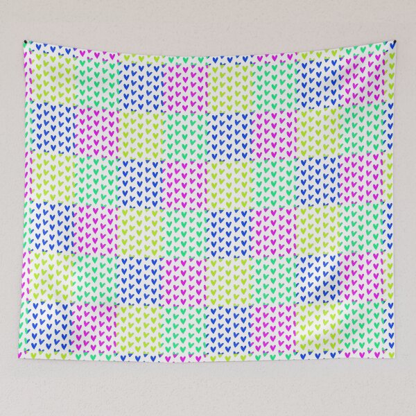 Item preview, Pop Art Heart Pattern – Colorful and Loud (Version 4) designed and sold by Vision Illustrated.