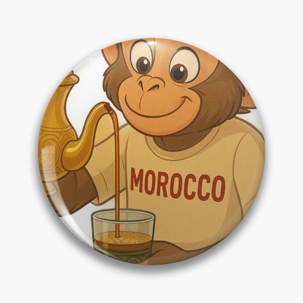 Item preview, Moroccan Monkey – Pouring Atay with Style designed and sold by hlldz.