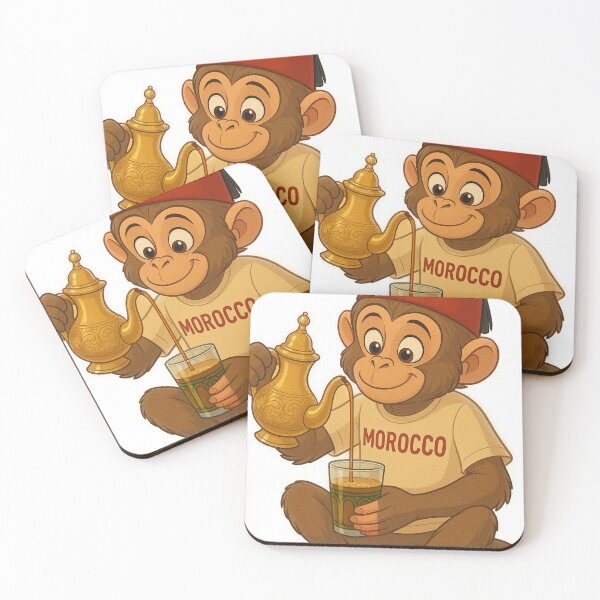 Item preview, Moroccan Monkey – Pouring Atay with Style designed and sold by hlldz.