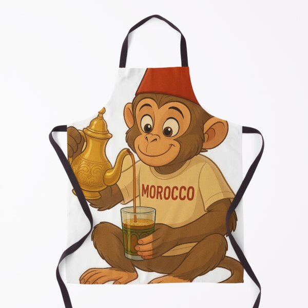 Item preview, Moroccan Monkey – Pouring Atay with Style designed and sold by hlldz.