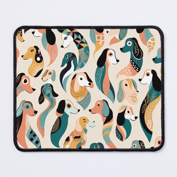 Item preview, Trendy Dogs pattern designed and sold by Vintage Designs +.