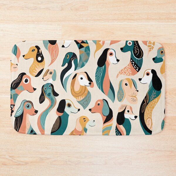 Item preview, Trendy Dogs pattern designed and sold by Vintage Designs +.