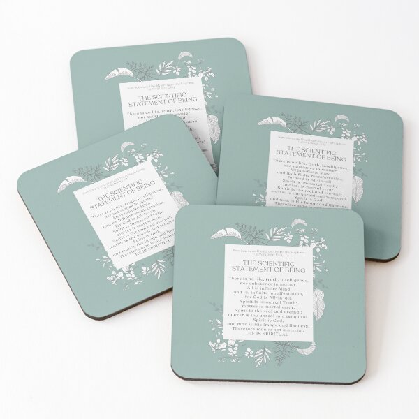 Item preview, The Scientific Statement of Being by Mary Baker Eddy - BOTANICAL TEAL designed and sold by Margaret Perry Designs.