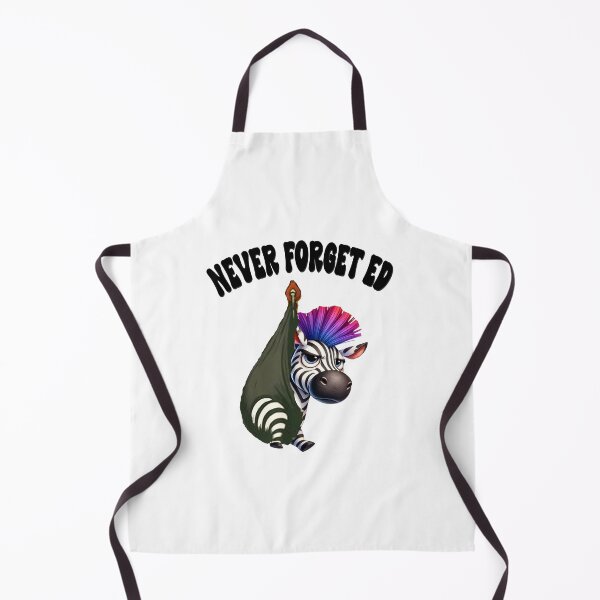 Item preview, Never Forget Ed the Zebra Captured Funny Ed the Zebra designed and sold by ZANNIX.