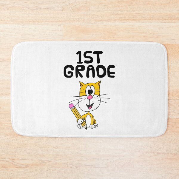 Item preview, School Cat 1st Grade Teacher, Back To School designed and sold by doodlerob.