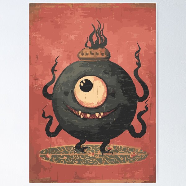 Item preview, Eerie Obake Yokai designed and sold by bapupa.