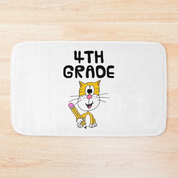 Item preview, School Cat 4th Grade Teacher, Back To School designed and sold by doodlerob.