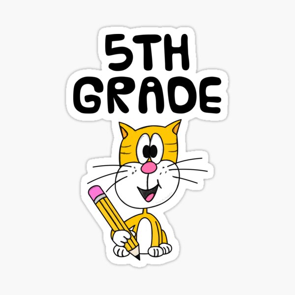 Item preview, School Cat 5th Grade Teacher, Back To School designed and sold by doodlerob.
