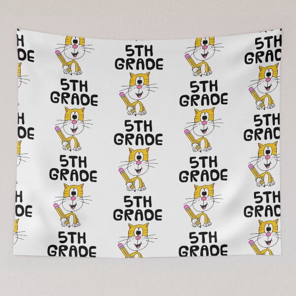 Item preview, School Cat 5th Grade Teacher, Back To School designed and sold by doodlerob.