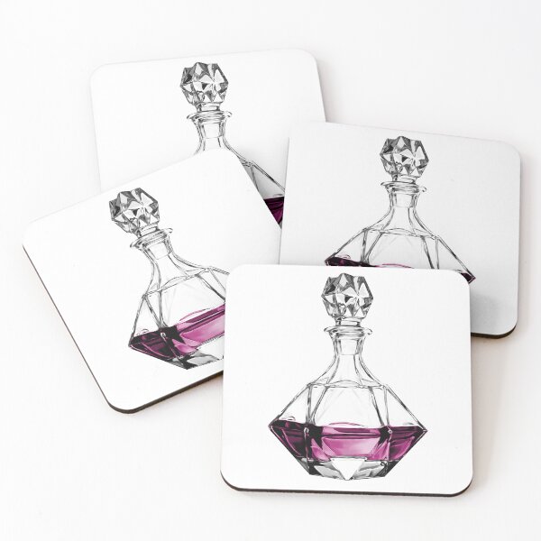 Item preview, Digital drawn bottle with pink fluid designed and sold by Skips hideout.