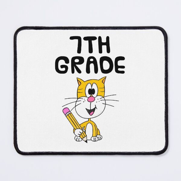 Item preview, School Cat 7th Grade Teacher, Back To School designed and sold by doodlerob.