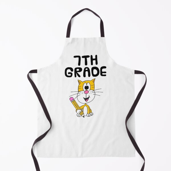 Item preview, School Cat 7th Grade Teacher, Back To School designed and sold by doodlerob.
