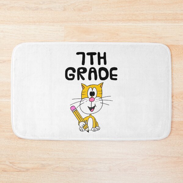 Item preview, School Cat 7th Grade Teacher, Back To School designed and sold by doodlerob.